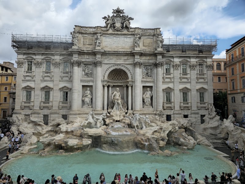 Trevi Fountain in Trevi, Rome