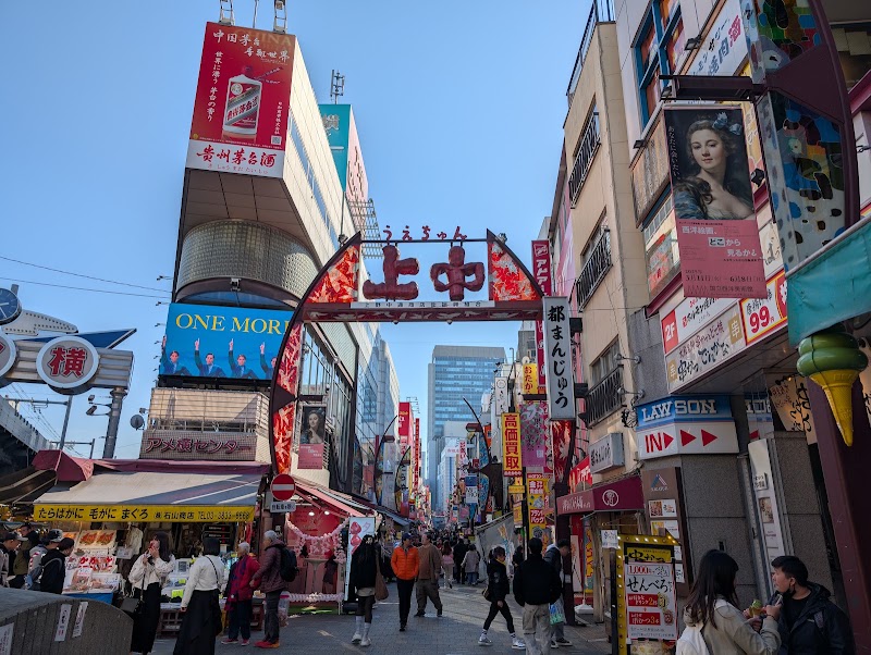 Ameyoko Market in Ueno, Tokyo