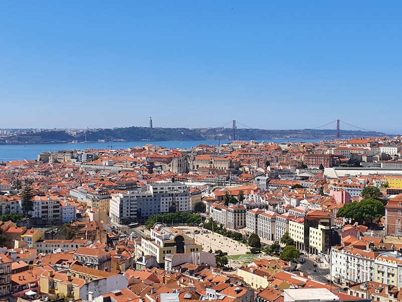 Senhora do Monte viewpoint in Graça, Lisbon