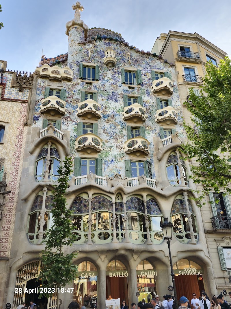 Casa Batlló in Eixample, Barcelona